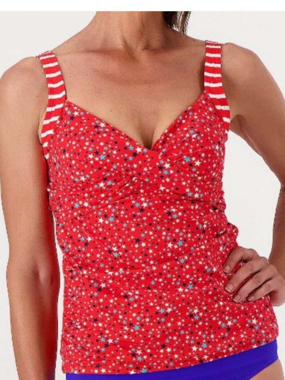 Lands Ends Swim Set, Reversible Bottom Briefs & Tankini Top